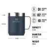 Stanley Classic Legendary Camp Mug - Efsanevi Kamp Bardağı 0.23L Navy - Termos Bardak