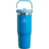Stanley IceFlow Flip Straw Tumbler - Pipetli 0.89L Azure (Mavi) - Termos Bardak