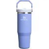 Stanley IceFlow Flip Straw Tumbler - Pipetli 0.89L Hydrangea (Eflatun) - Termos Bardak