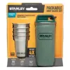 Stanley Adventure SS Shot Glass Set  Hammertone Green