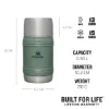 Stanley Artisan Thermal Food Jar | Yemek u 0.5L Yeşil - Yemek Termosu