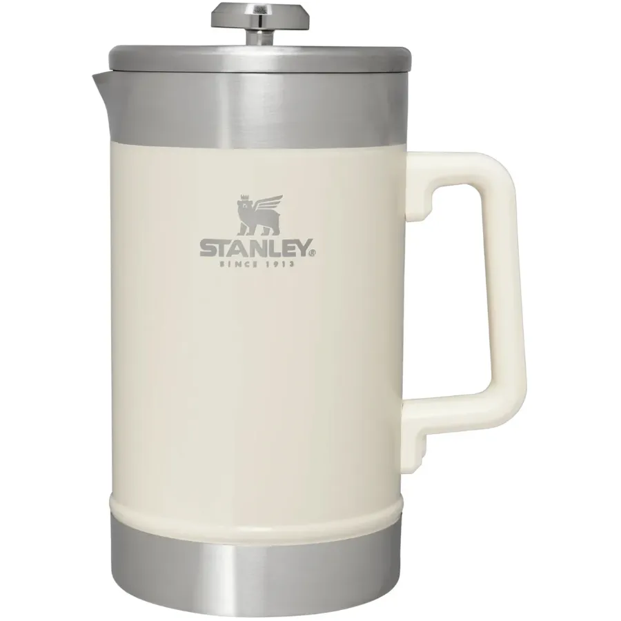  Stanley 1.4L The Stay-Hot French Press - Büyük Boy Kahve Presi 1.4L Cream Gloss