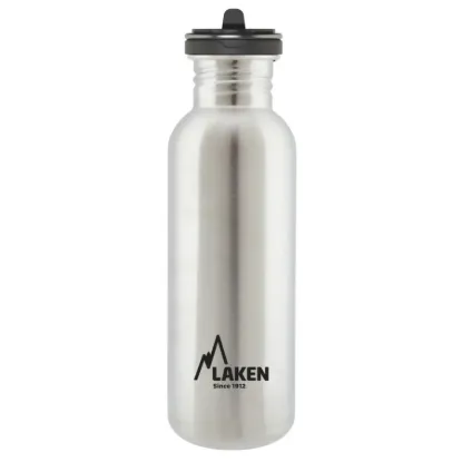 Laken Basic with Flow Cap Paslanmaz Çelik 0.75L Gri - Matara