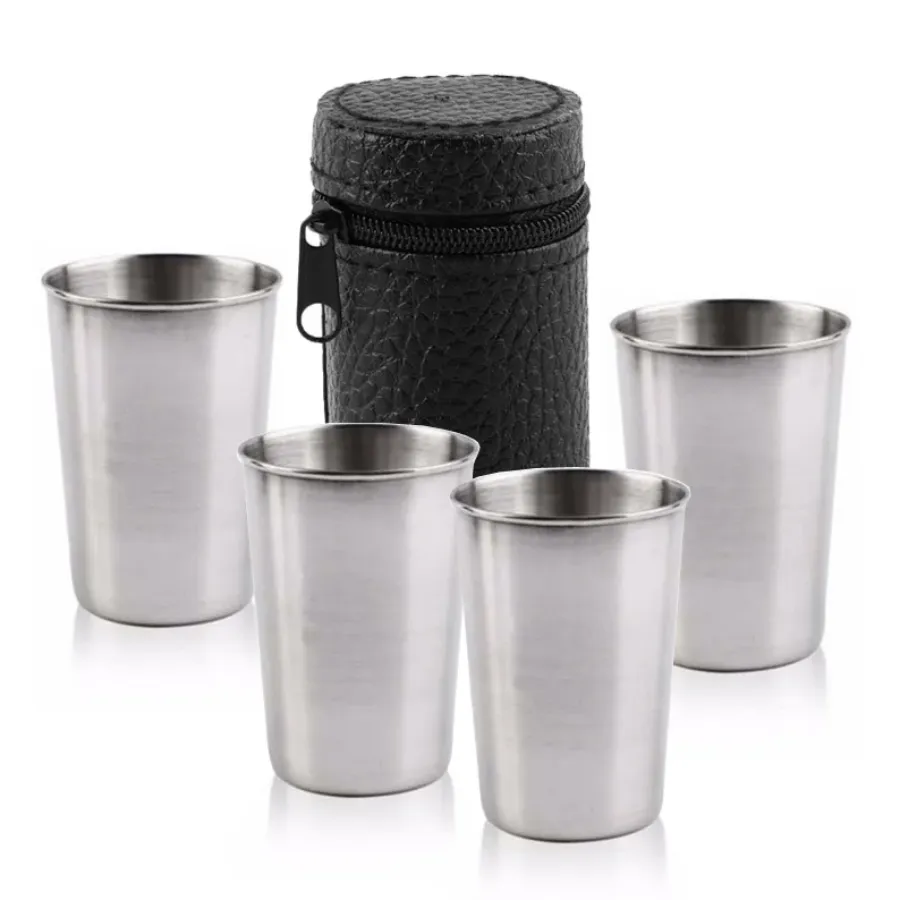 CampAndTravel CNT Outdoor Shot Set - Çelik Shot Seti  