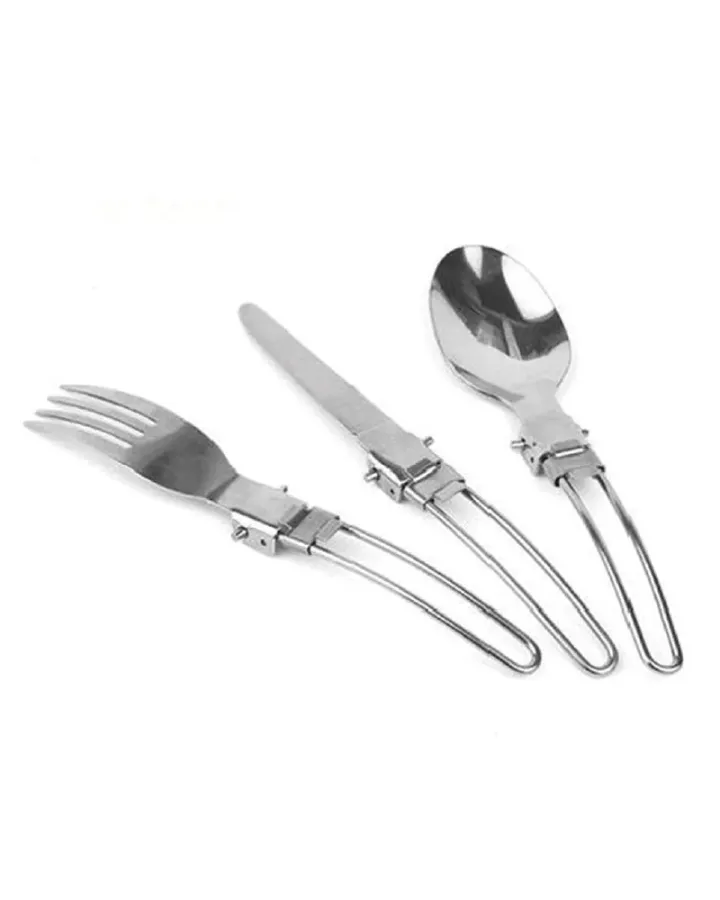 Nurgaz Katlanır Çatal Kaşık Seti / NG KCKB  