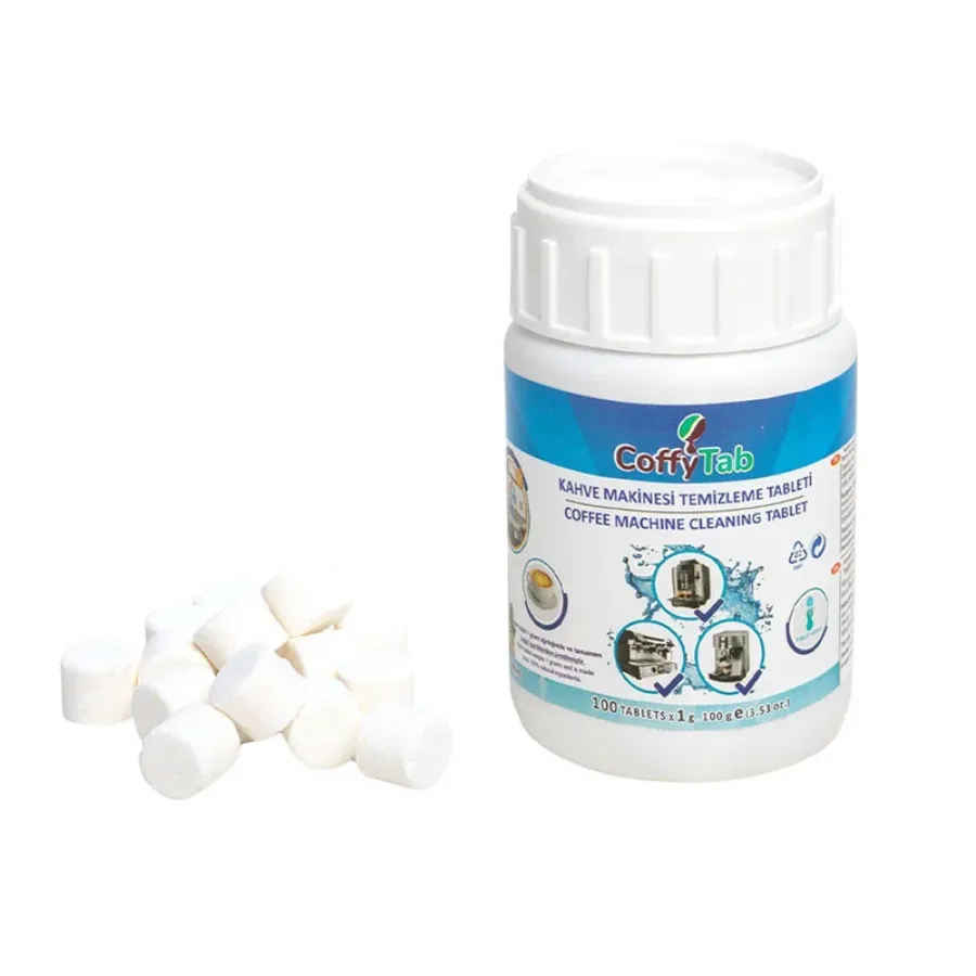 CoffyTab Coffee Machine Cleaning Tablet - Kahve Makinesi Temizleme Tableti 100g  